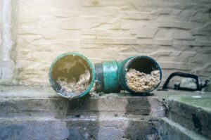 pipe clogged or sewer with thick fats Richardson, TX